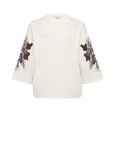 MmAleysa Blouse | Ecru