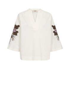 MmAleysa Blouse | Ecru