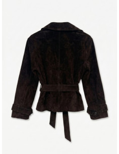 VMJanicebetty Suede Jacket | Chocolate 2