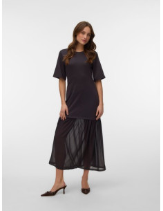 VMBrenda Ankle Dress | Chocolate