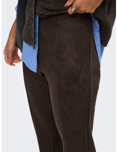 OnlAbena Faux Flar Pnt | Chocolate 2