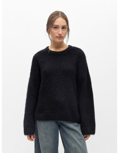 ObjHarry Knit Pullover | Black