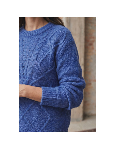 Anna New Pullover | Bluish