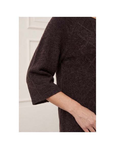 Anna S/S Pullover | Brown