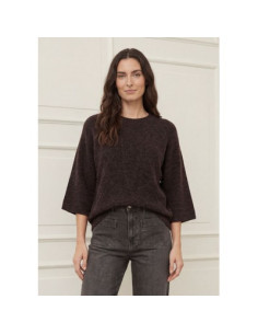 Anna S/S Pullover | Brown