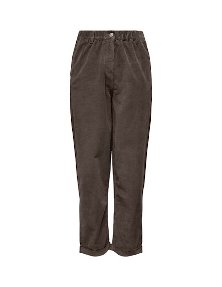OnlFlora Cord Carot Pant | Brown