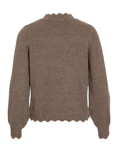 VINlkolina O-Neck L/S knit Top | Falcon