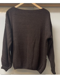 Heart Knit  | Chocolate 2