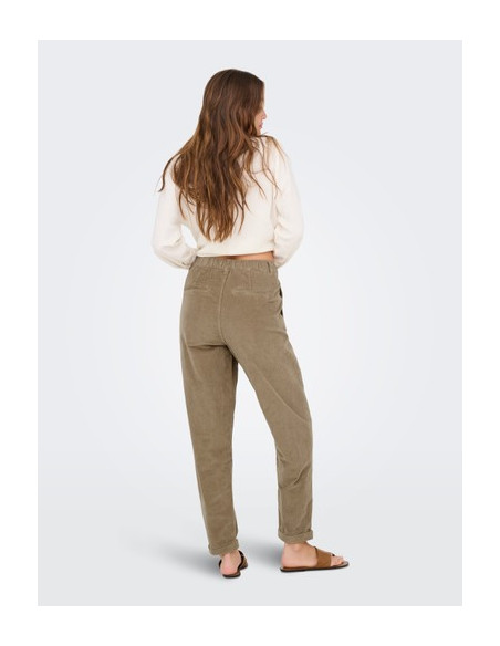 OnlFlora Cord Carot Pant | Teak