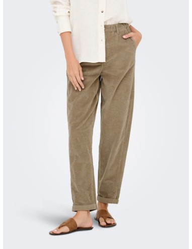 OnlFlora Cord Carot Pant | Teak
