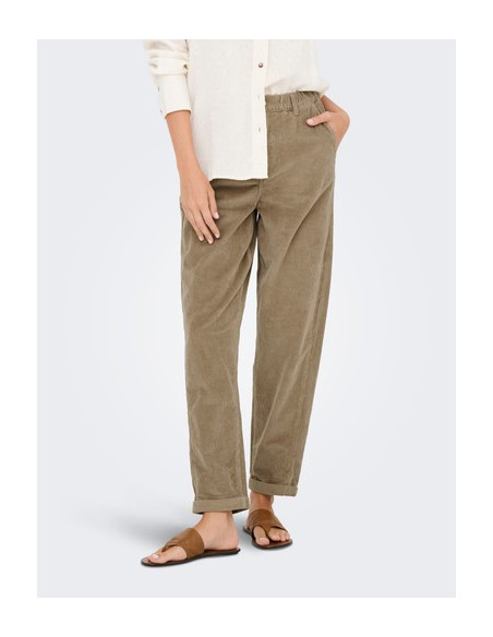 OnlFlora Cord Carot Pant | Teak