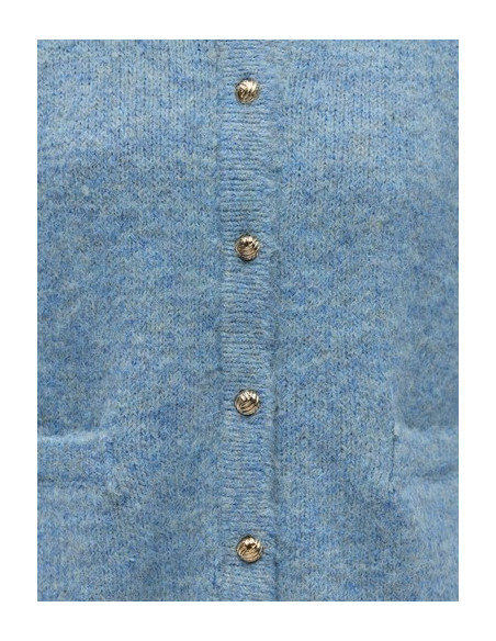 ObjSaggia Knit Cardigan | Blue