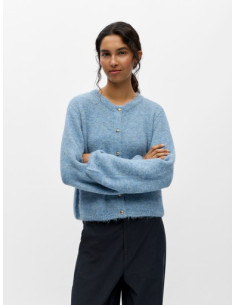 ObjSaggia Knit Cardigan | Blue