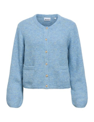 ObjSaggia Knit Cardigan | Blue