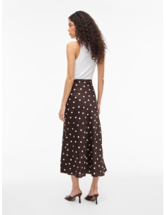 ViEllette Midi Skirt | Coffee 2