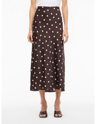ViEllette Midi Skirt | Coffee