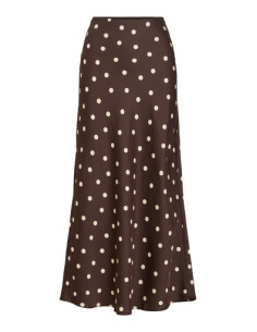 ViEllette Midi Skirt | Coffee