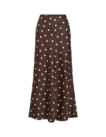 ViEllette Midi Skirt | Coffee