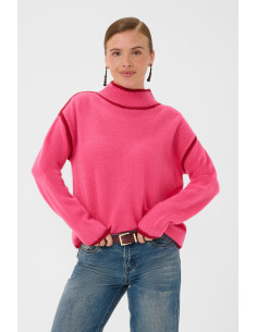 CuJia Katrina Turtleneck | Pink
