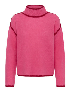 CuJia Katrina Turtleneck | Pink 2