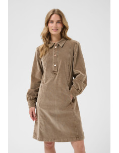 CrBrady Corduroy Dress | Brown