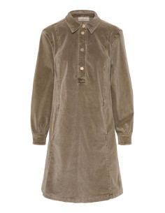 CrBrady Corduroy Dress | Brown 2