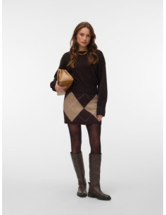 VmDarla Short Skirt | Chocolate