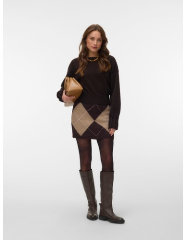 VmDarla Short Skirt | Chocolate