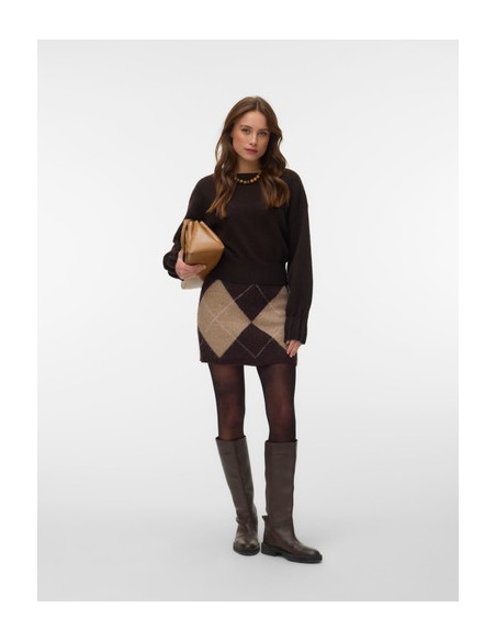 VmDarla Short Skirt | Chocolate