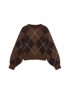 VmDarla O-neck Pullover | Brown