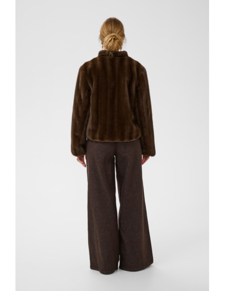 CrFrania Fur Jacket | Brown
