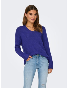 OnlCamilla V-Neck | Blue