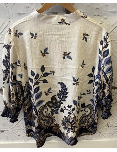 Bella Blouse  | Navy 2