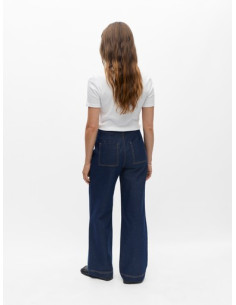 ObjDaili HW Jeans | DkBlue | 2