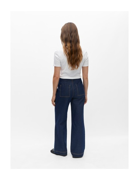 ObjDaili HW Jeans | DkBlue |