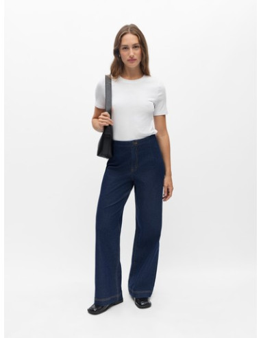 ObjDaili HW Jeans | DkBlue |