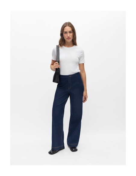 ObjDaili HW Jeans | DkBlue |