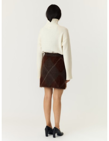 YasArgy Mohair Skirt | Coffee