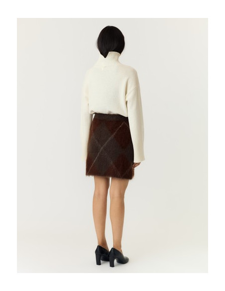 YasArgy Mohair Skirt | Coffee