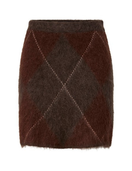 YasArgy Mohair Skirt | Coffee