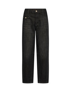 MmAymen Chino Shimmer Jeans | Black