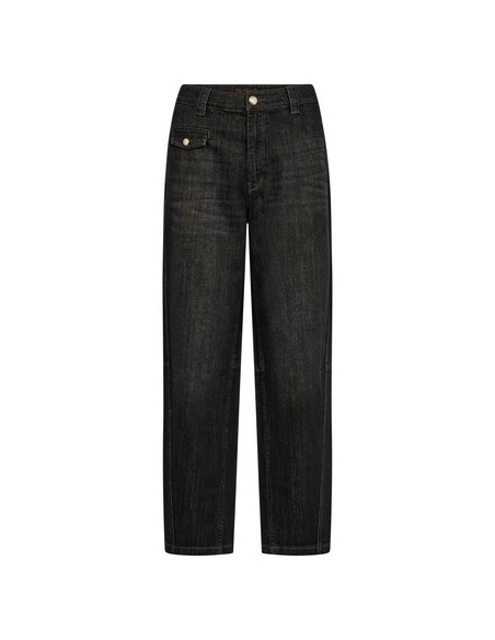 MmAymen Chino Shimmer Jeans | Black