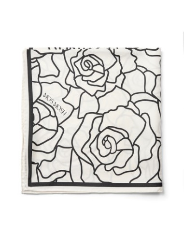 MmRose Net Scarf | Ecru