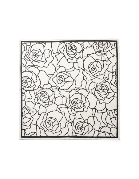 MmRose Net Scarf | Ecru