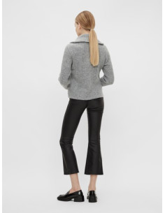 ObjBelle 7/8 Coated Pants | Black 2