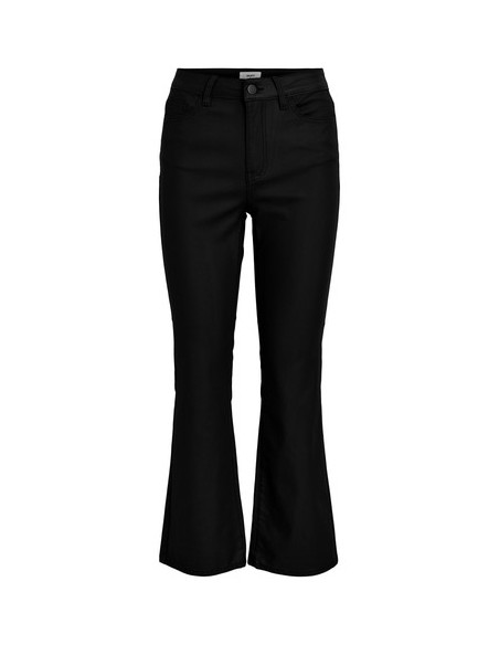 ObjBelle 7/8 Coated Pants | Black