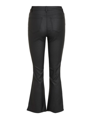 ObjBelle 7/8 Coated Pants | Black