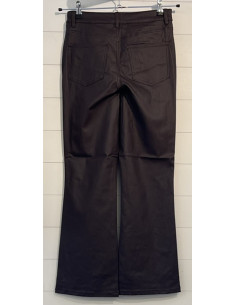 ObjBelle 7/8 Coated Pants | Brown 2