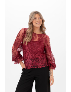 Amandine Blouse | Red