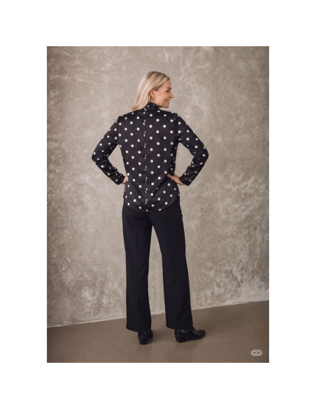 Osla Bow Blouse | Black